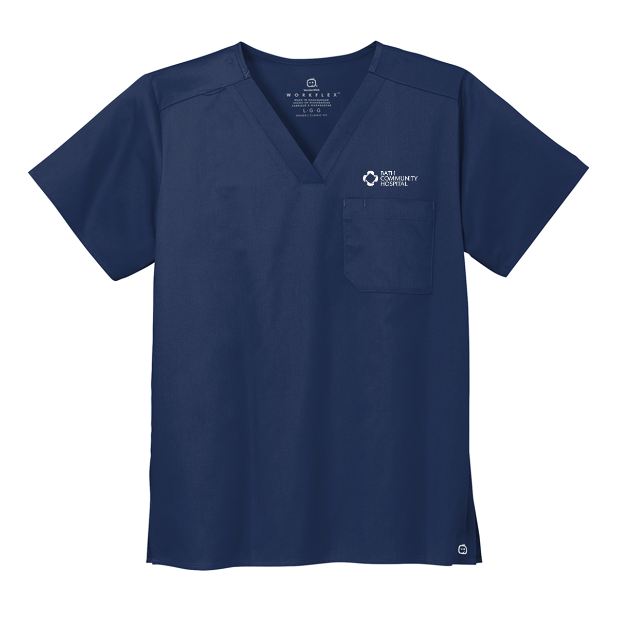 Wink® Unisex WorkFlex Chest Pocket V-Neck Top
