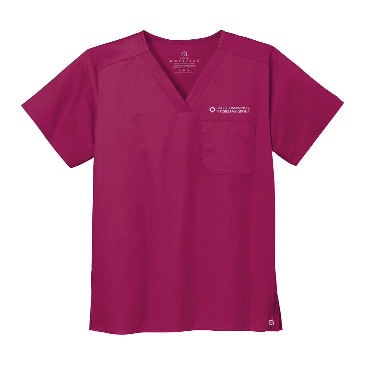 Wink® Unisex WorkFlex Chest Pocket V-Neck Top - Physicians Group
