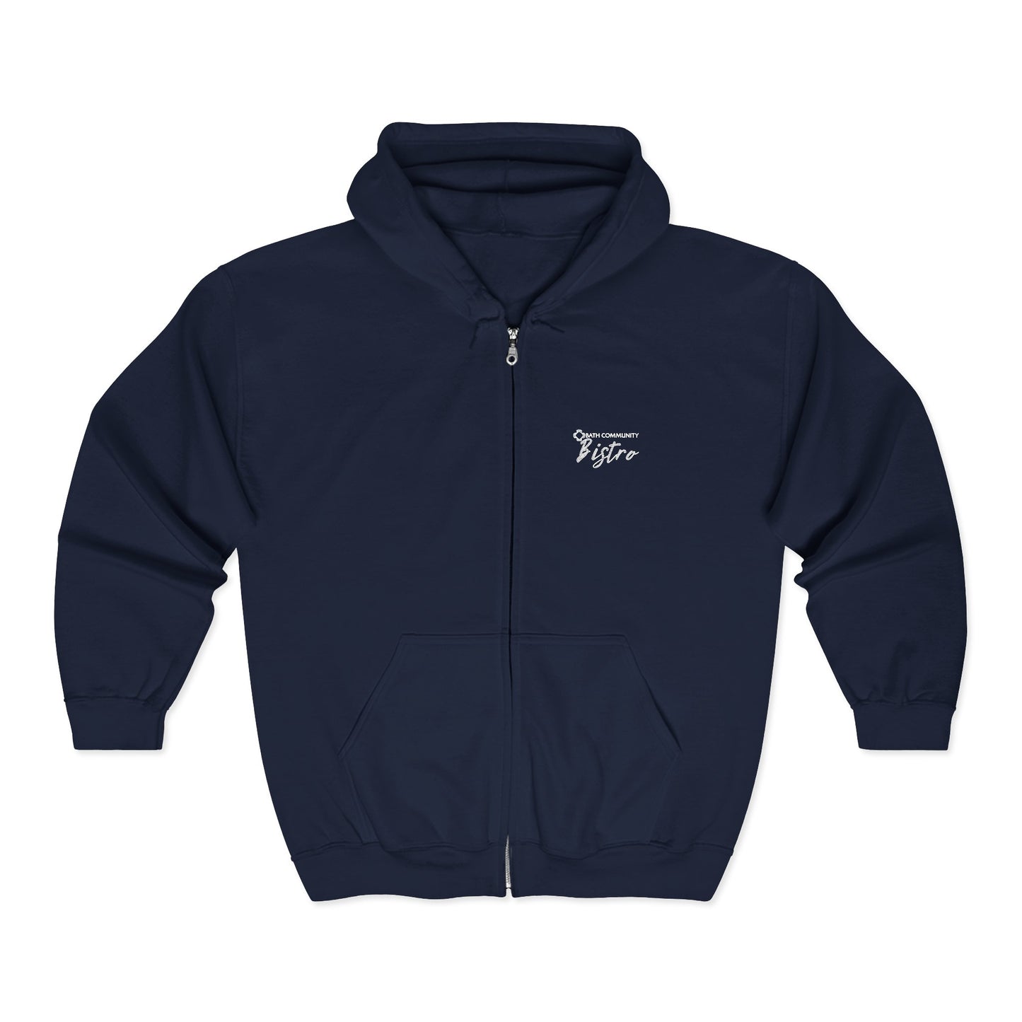 Unisex Heavy Blend™ Full Zip Hooded Sweatshirt (Personalized) - Bistro