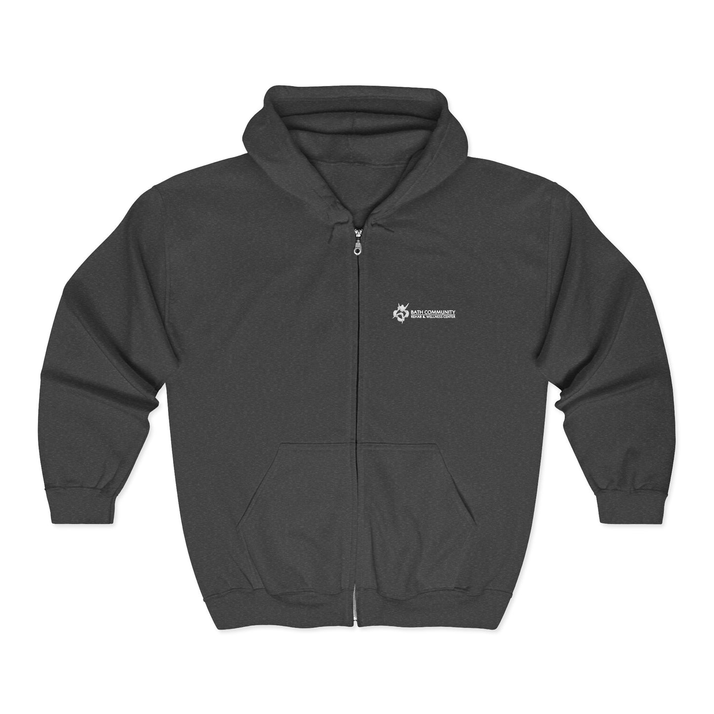 Unisex Heavy Blend™ Full Zip Hooded Sweatshirt (Personalized) - Rehab & Wellness