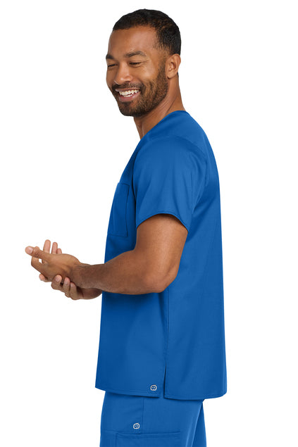 Wink® Unisex WorkFlex Chest Pocket V-Neck Top - Rehab & Wellness