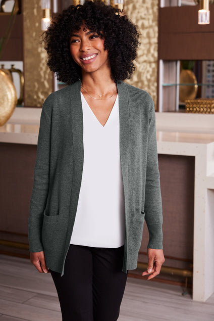 Port Authority® Women’s Easy Care Open-Front Cardigan Sweater