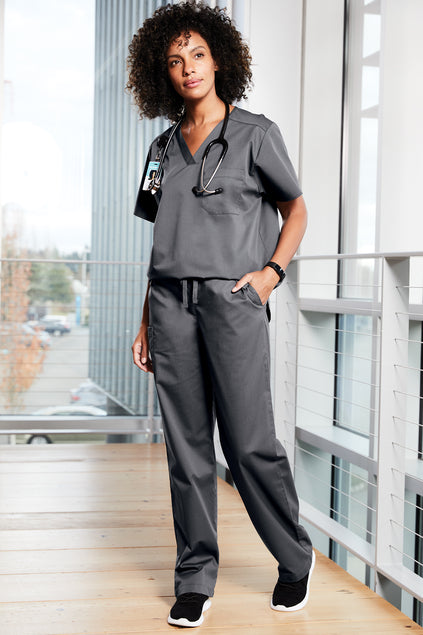 Wink® Unisex WorkFlex Chest Pocket V-Neck Top - Rehab & Wellness