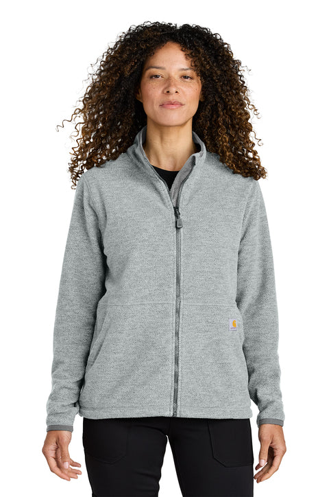Carhartt® Women's Textured Full-Zip Fleece Jacket - Rehab