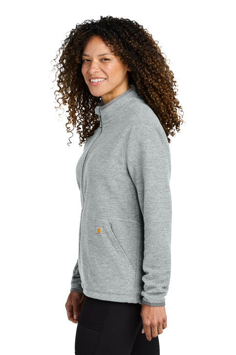 Carhartt® Women's Textured Full-Zip Fleece Jacket - Rehab