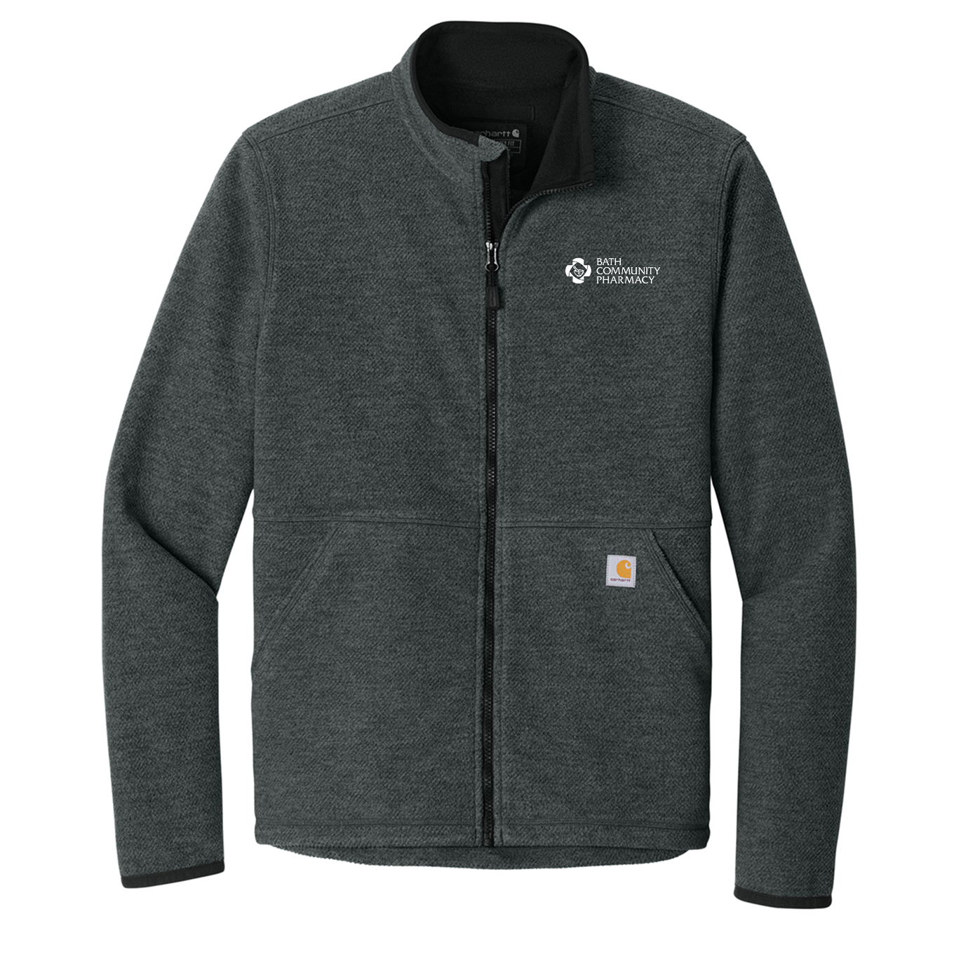 Carhartt® Textured Full-Zip Fleece Jacket - Pharmacy