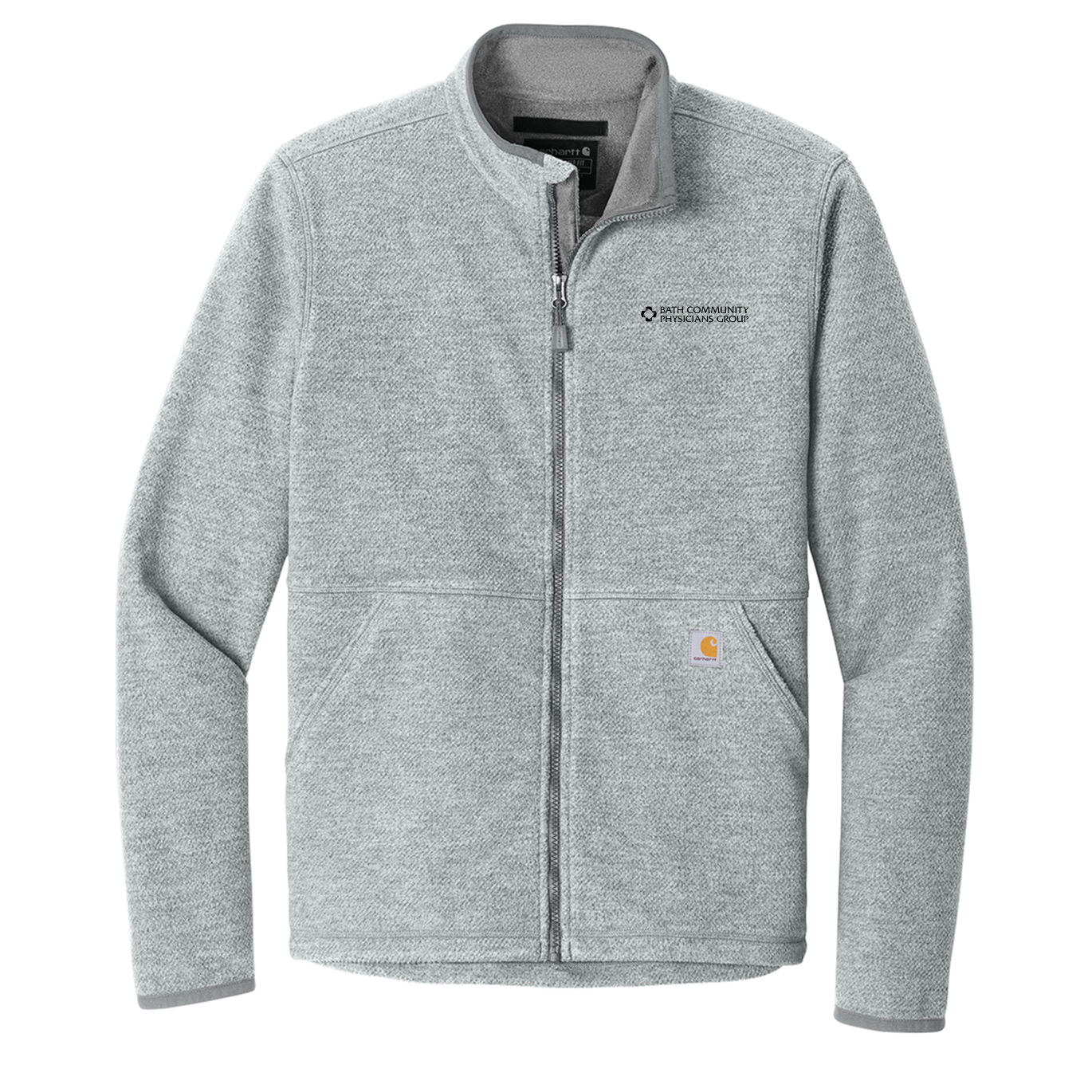 Carhartt® Textured Full-Zip Fleece Jacket - Physicians