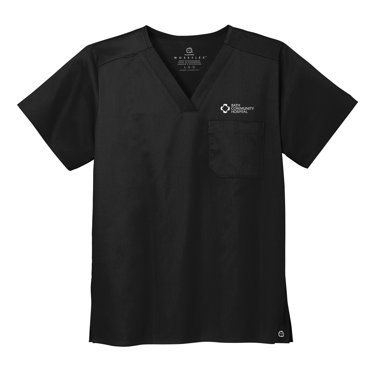 Wink® Unisex WorkFlex Chest Pocket V-Neck Top