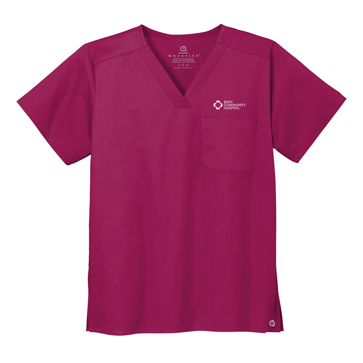 Wink® Unisex WorkFlex Chest Pocket V-Neck Top