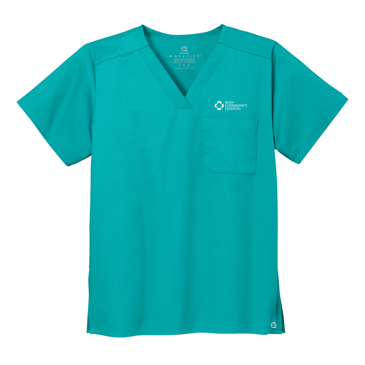 Wink® Unisex WorkFlex Chest Pocket V-Neck Top