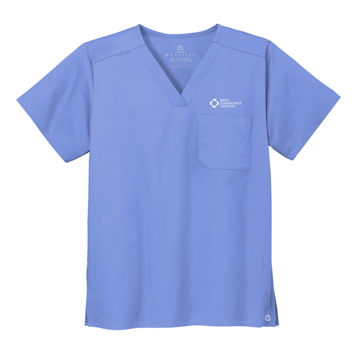 Wink® Unisex WorkFlex Chest Pocket V-Neck Top