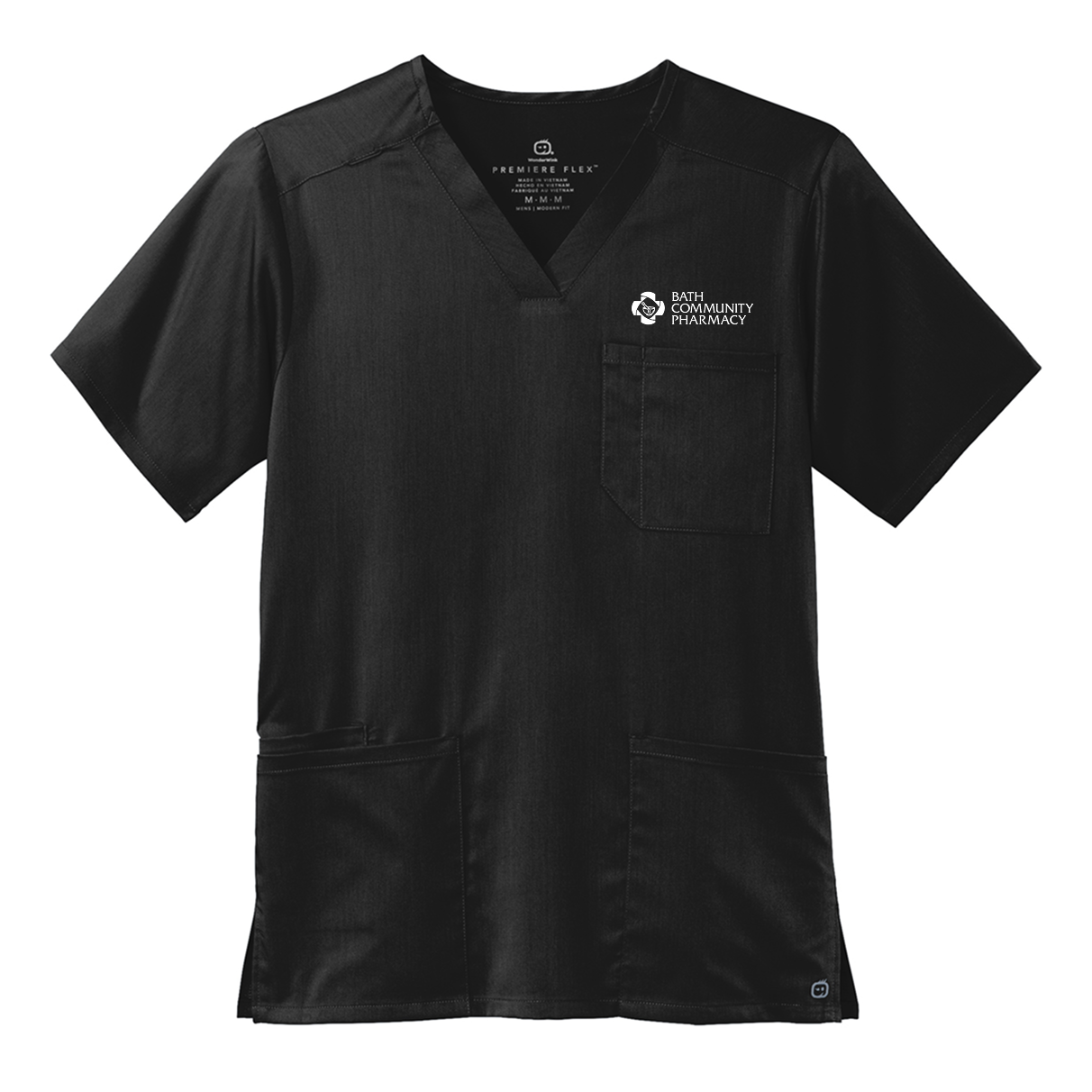 Wink® Men's Premiere Flex™ V-Neck Top - Pharmacy