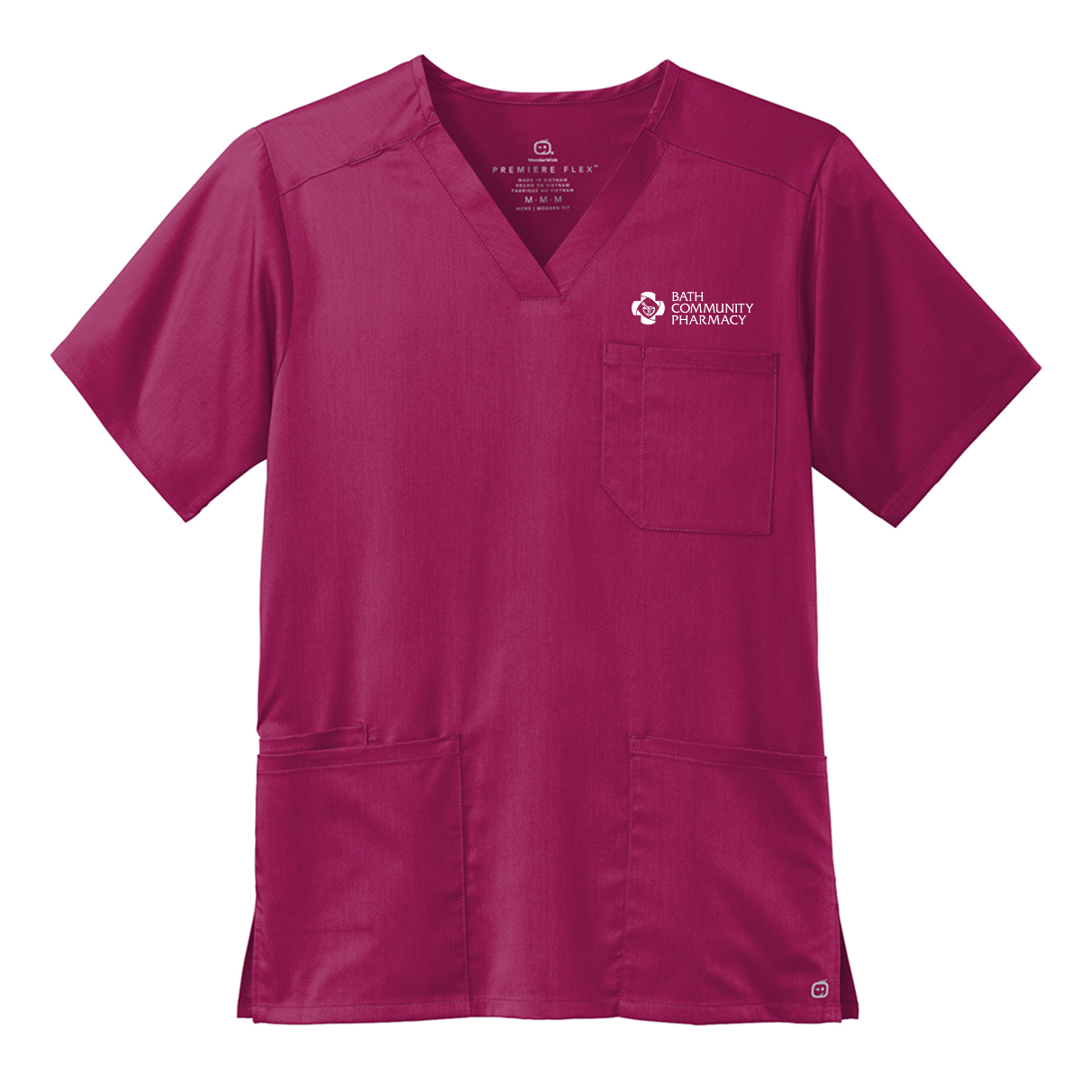 Wink® Men's Premiere Flex™ V-Neck Top - Pharmacy