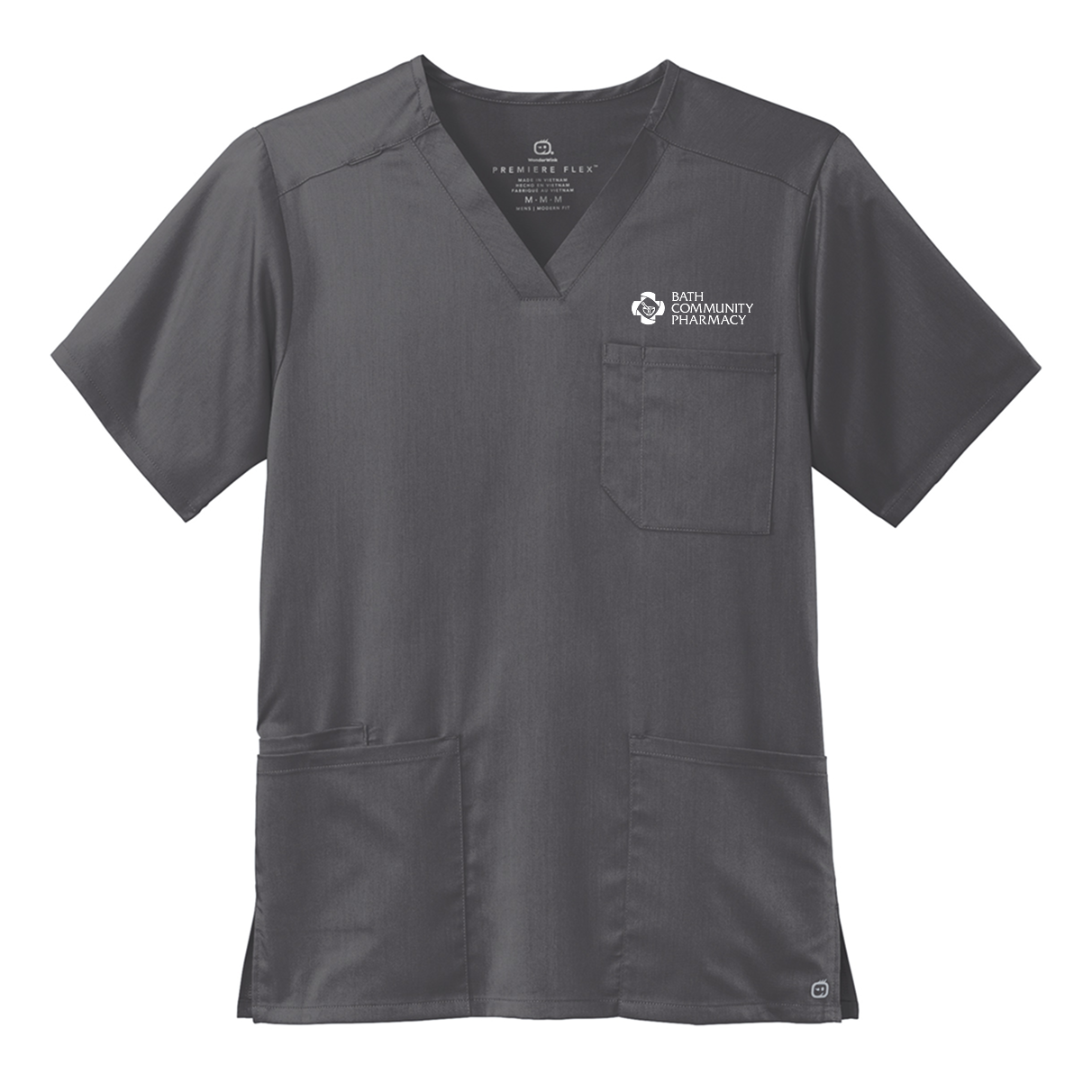 Wink® Men's Premiere Flex™ V-Neck Top - Pharmacy