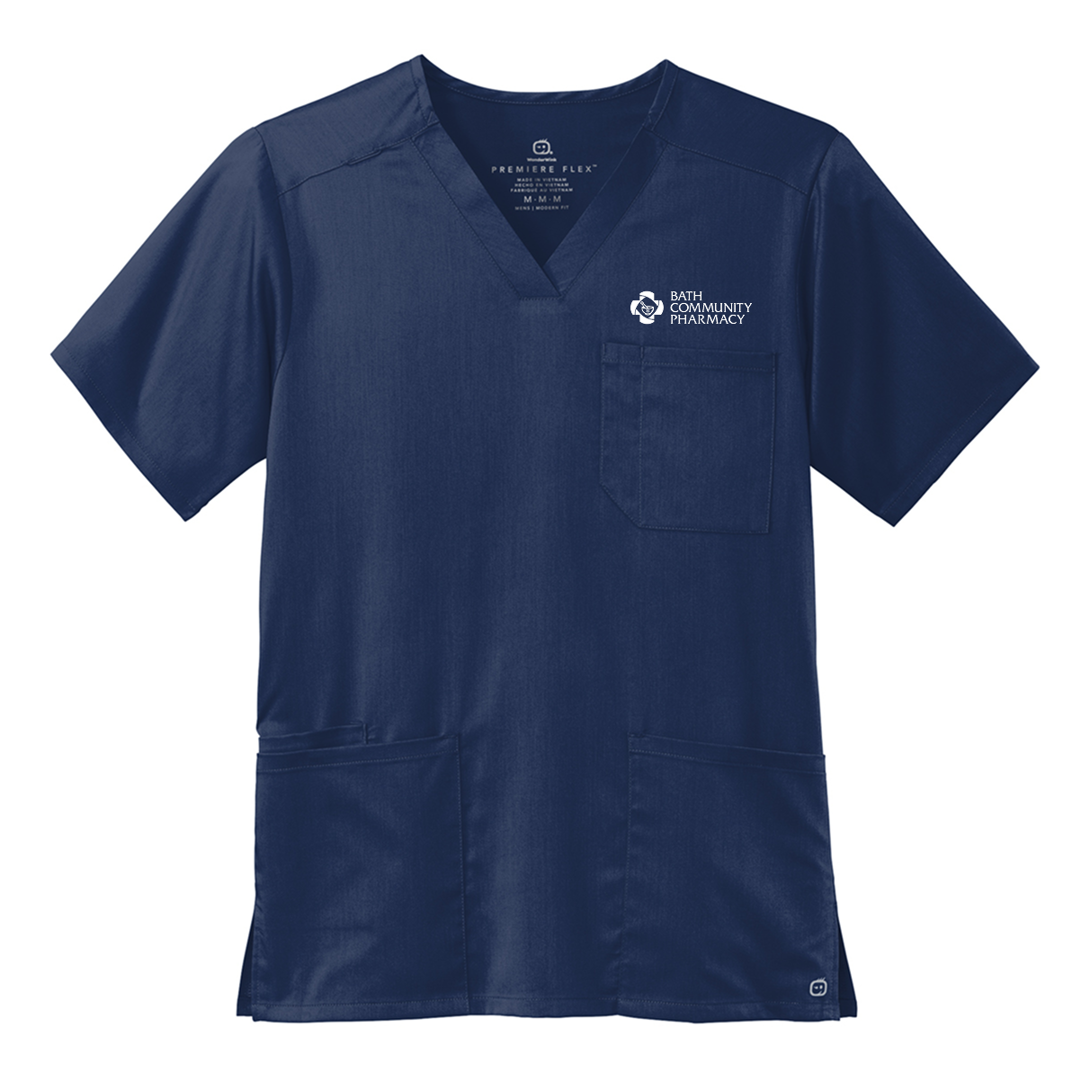 Wink® Men's Premiere Flex™ V-Neck Top - Pharmacy