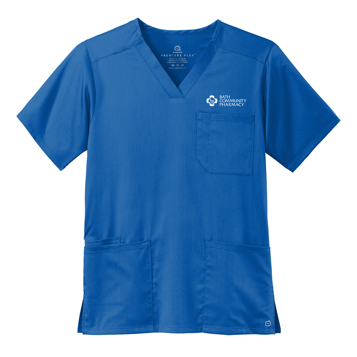 Wink® Men's Premiere Flex™ V-Neck Top - Pharmacy