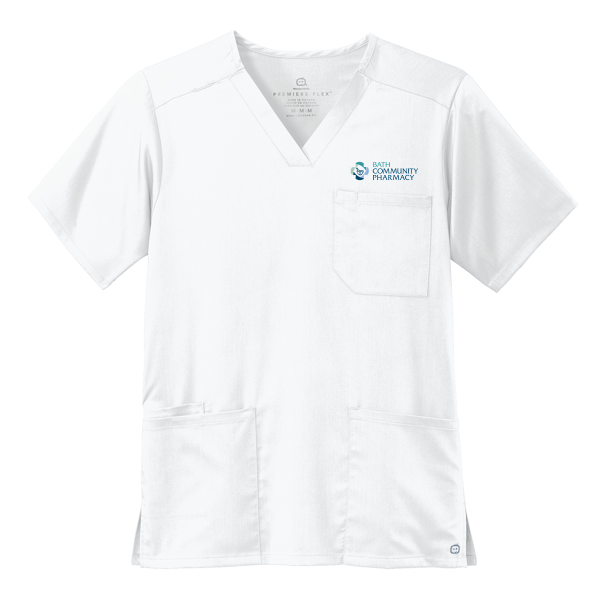 Wink® Men's Premiere Flex™ V-Neck Top - Pharmacy