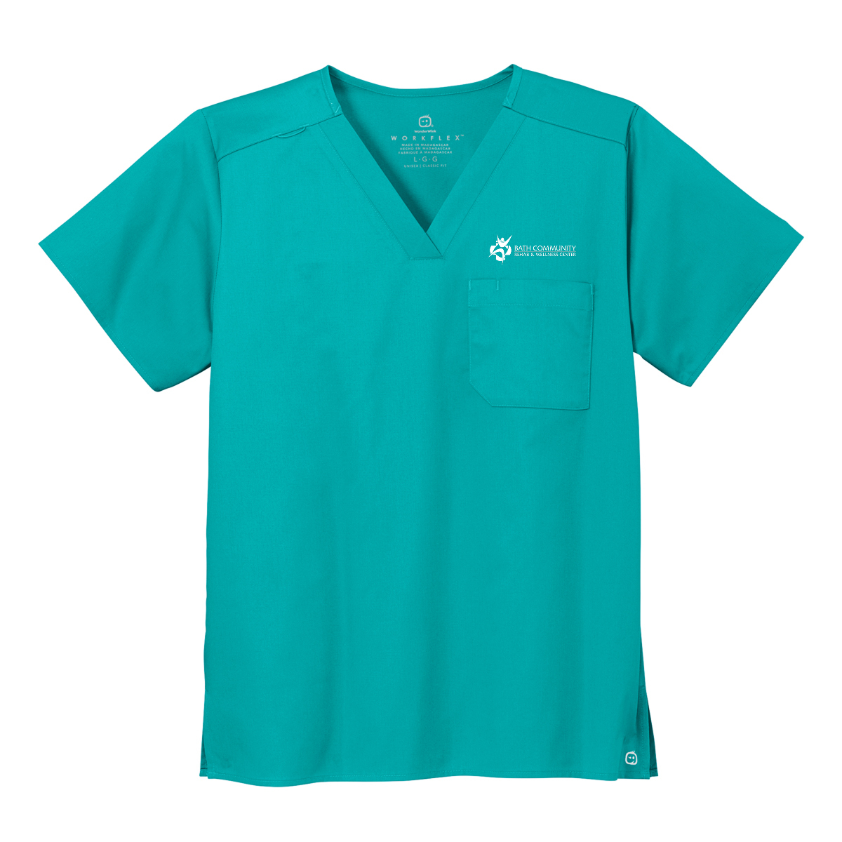 Wink® Unisex WorkFlex Chest Pocket V-Neck Top - Rehab & Wellness