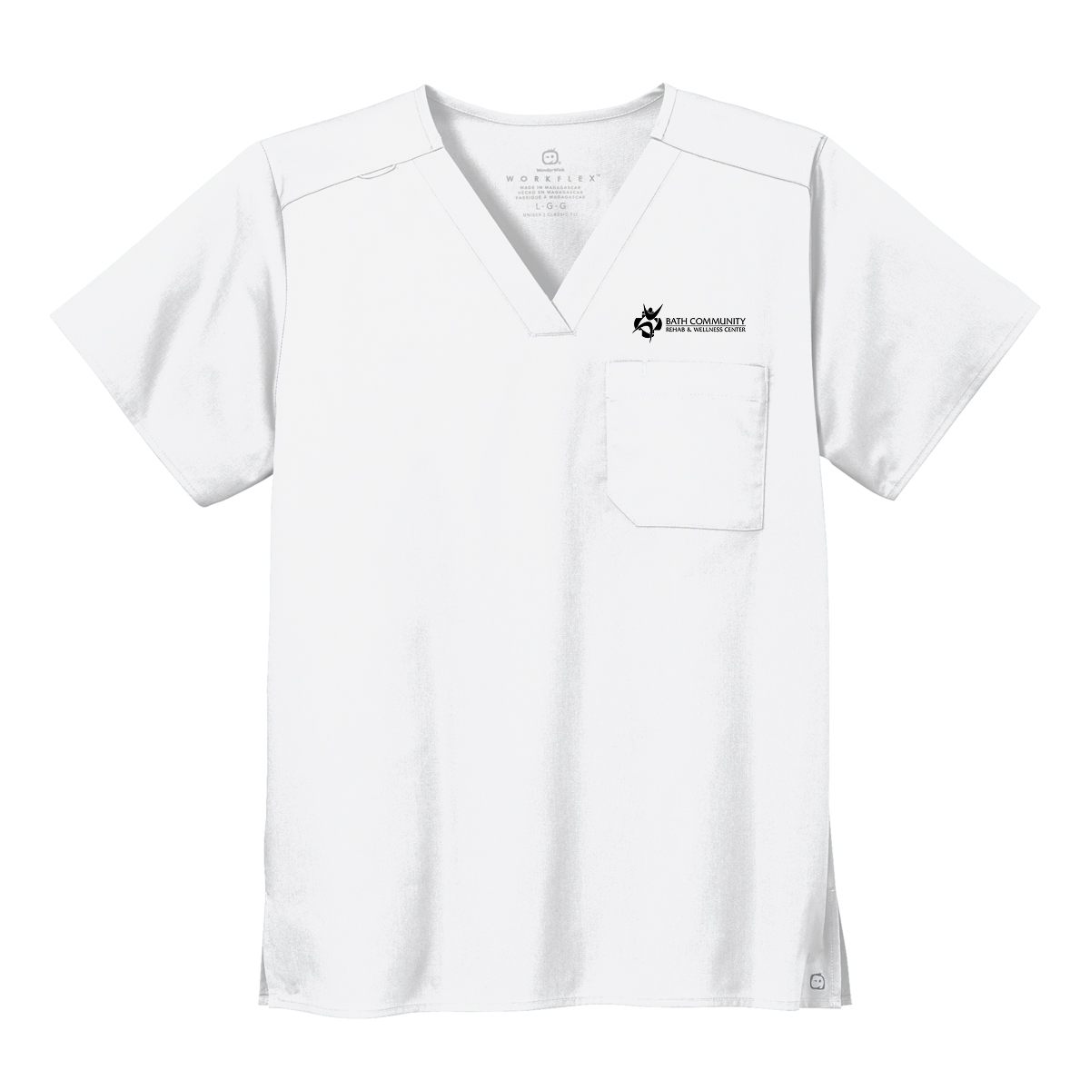 Wink® Unisex WorkFlex Chest Pocket V-Neck Top - Rehab & Wellness