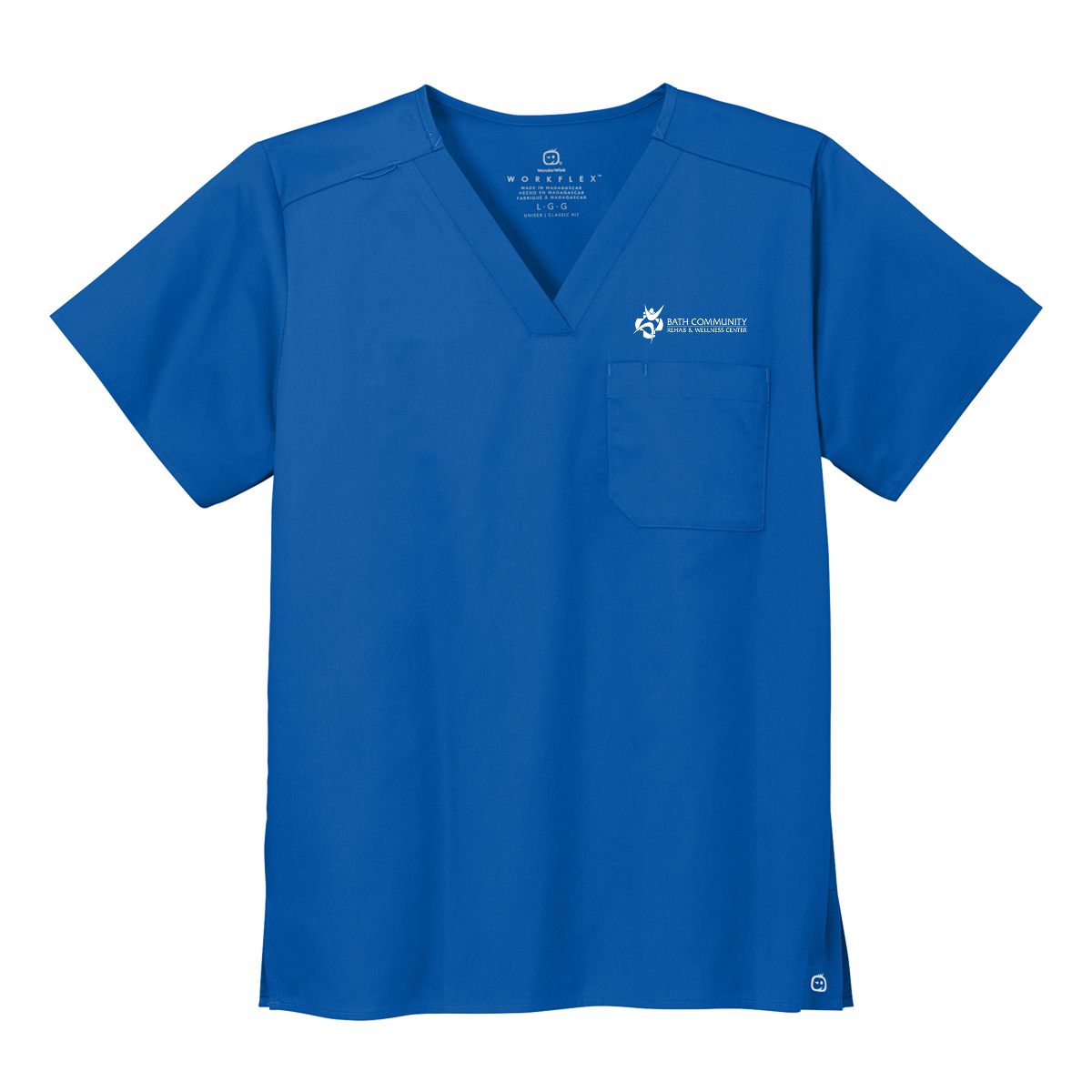 Wink® Unisex WorkFlex Chest Pocket V-Neck Top - Rehab & Wellness