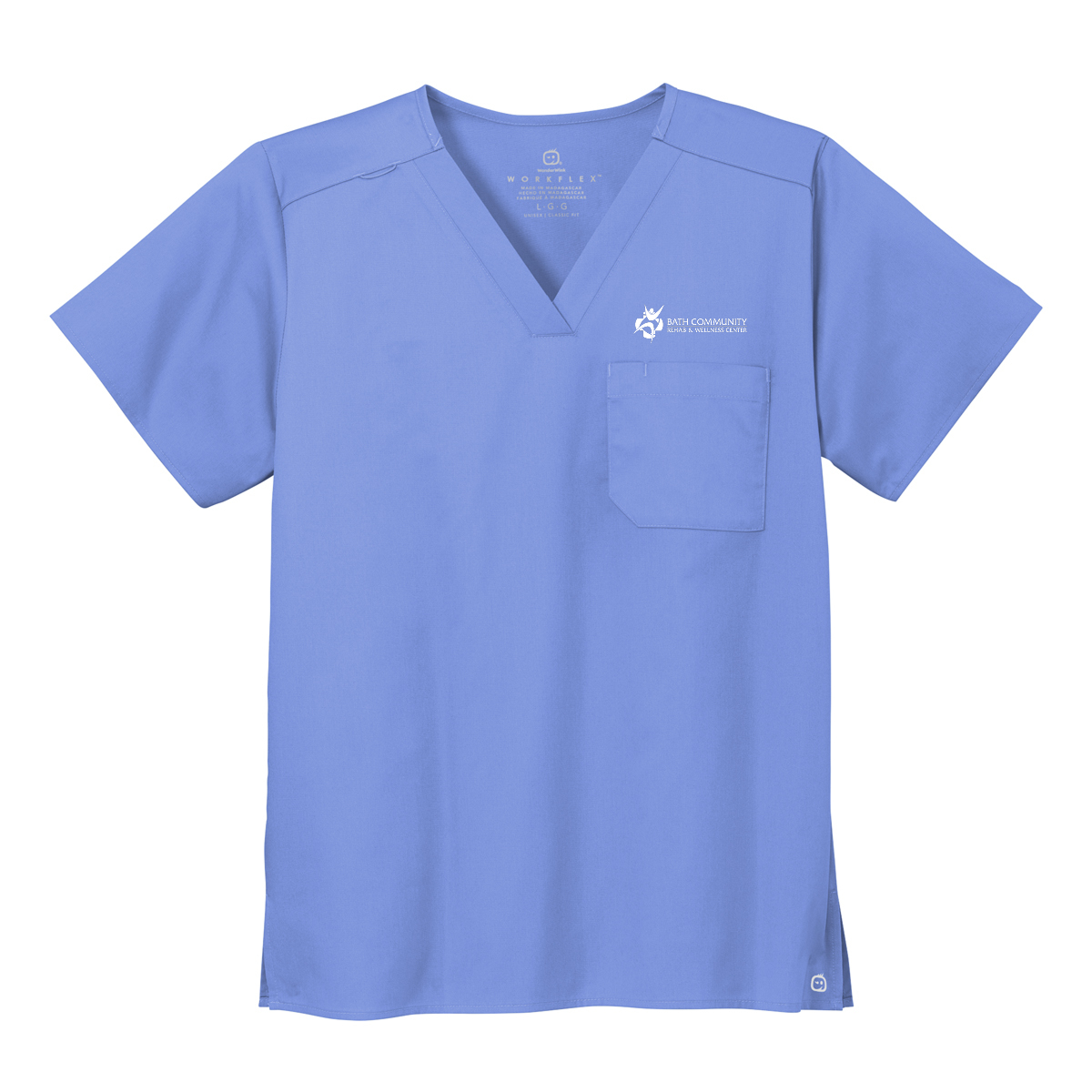 Wink® Unisex WorkFlex Chest Pocket V-Neck Top - Rehab & Wellness